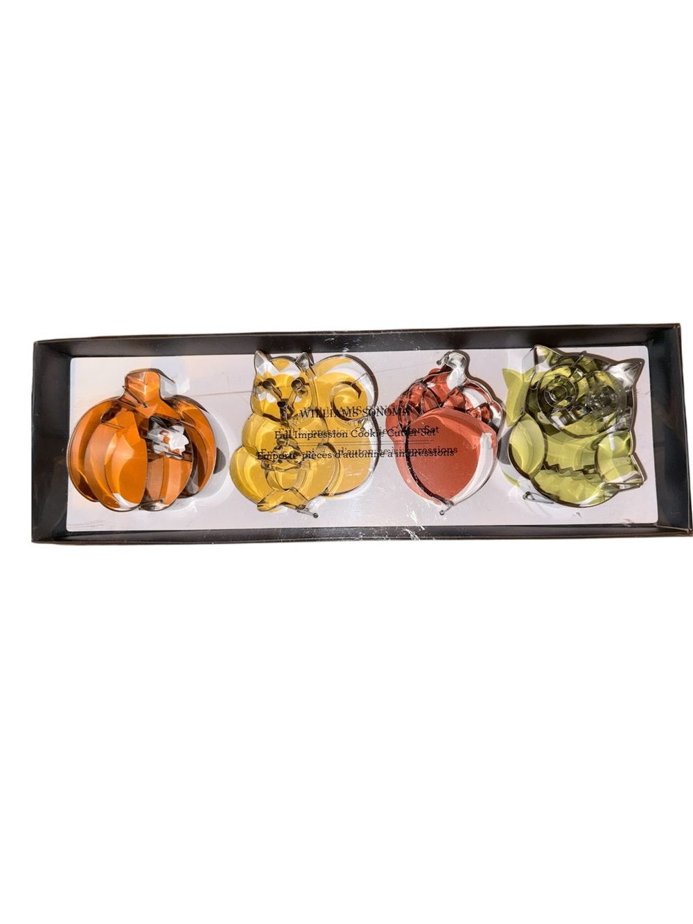Williams Sonoma Fall Impression Cutter Set New in Box